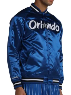 Orlando Magic Blue Satin Lightweight Jacket