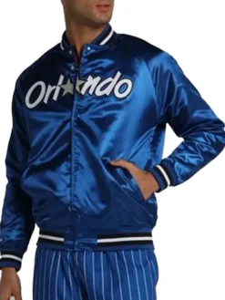 Orlando Magic Lightweight Blue Satin Jacket