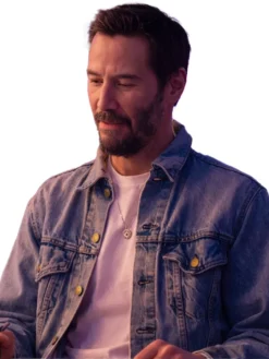 Outcome 2026 Blue Keanu Reeves Jacket