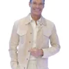 Ryan Seacrest American Suede Idol Beige Jacket