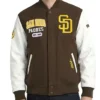 Buy San Diego Padres City Arch Full-Snap Navy Brown and White Varsity