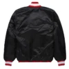San Francisco 49ers Blackout Full-Snap Satin Black Jacket