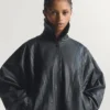 Santiago Black Pleather Jacket