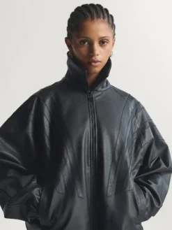 Santiago Black Pleather Jacket