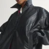 Santiago Pleather Black Jacket