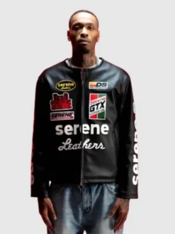 Serene GT Black Leather Jacket