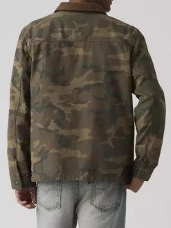 Shop Levis Barn Cotton Chore Jacket Back