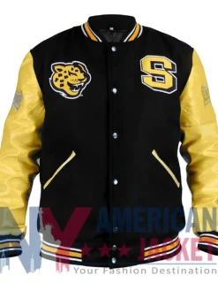 Southern University Black And Gold Varsity Jacket