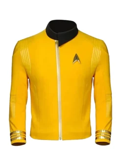 Star Trek Yellow Captain Christopher Pike Jacket