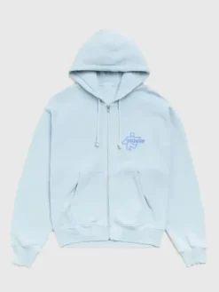 Stussy Surf Size Blue Zip Hoodie