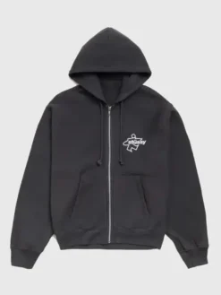 Stussy Surf Size Zip Black Hoodie