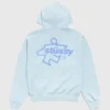 Stussy Surf Size Zip Blue Hoodie