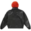 Supreme Stone Island Bomber Leather Jacket