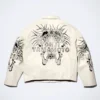Supreme Y's by Yohji Yamamoto White Leather Jacket