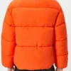 The Drama 2026 Zendaya Orange Puffer Jacket