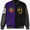 The Joker x OVO Batman Split Varsity Jacket