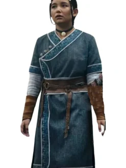 The Last Airbender 2024 Kiawentiio Avatar Blue Coat