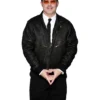 The Tonight Show Daniel Arsham Leather Black Jacket