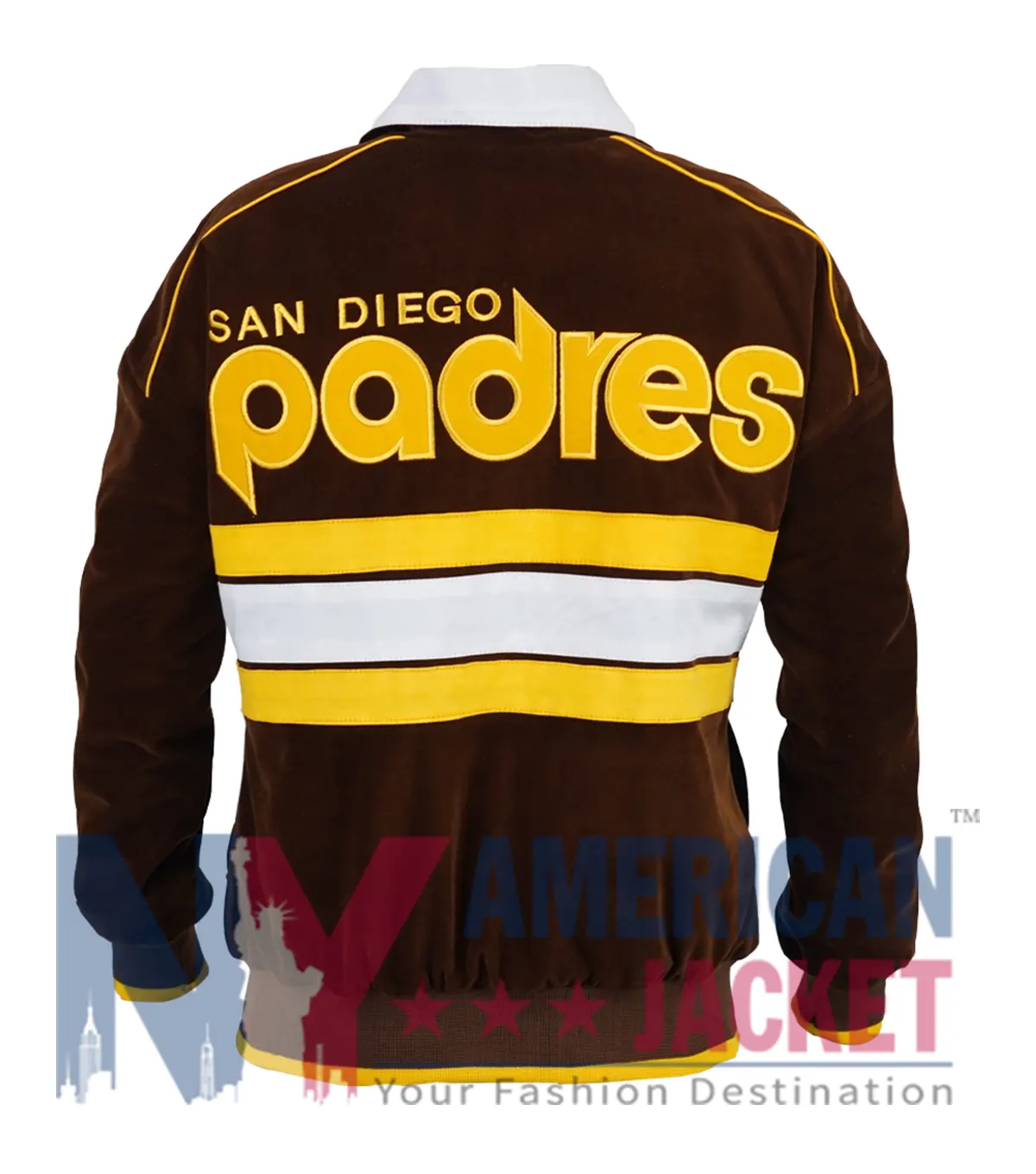 The Wild Brown Collective San Diego Padres Velvet Jacket