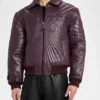 Trapunto Avirex Leather Jacket