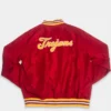 USC Trojans Full-Snap Satin Vintage Bomber Jacket