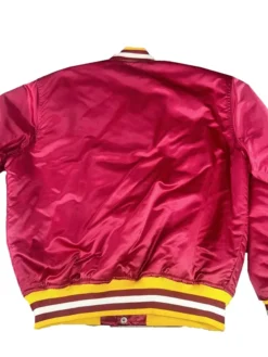 USC Trojans Full-Snap Satin Vintage Bomber Jacket Style 2