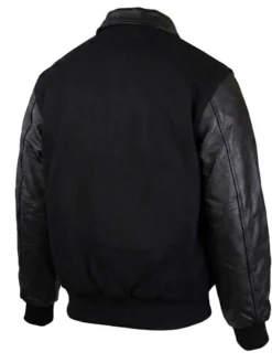 USC Trojans Men's Black SC Interlock Letterman Jacket