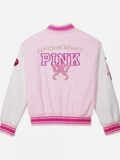 Victoria’s Secret Pink X LoveShackFancy Varsity Jacket