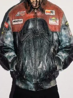 Vintage Spider-Man 2026 Leather Jacket