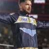 WWE 2026 Monday Night RAW Ethan Page Blue Satin Jacket