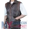Weathered Gothic Handcrafted Leather Vest