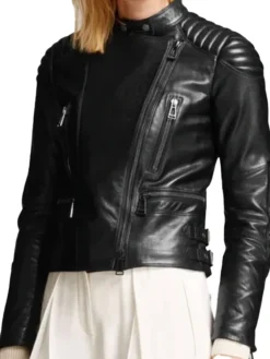 Women’s Black Motorcycle Jacket