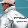 2026 F1 Grand Prix Of Miami George Russell Adidas Silver Puffer Jacket
