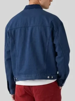 2026 Levi’s England Football Type Iii Blue Denim Trucker Jacket for Men and Women