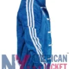 2026 Manchester United Pre-Match Adidas Chinese New Year Blue Suede Jacket Right