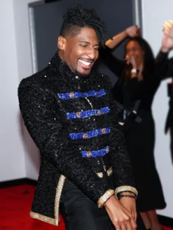 Jon Batiste GRAMMY 2026 Sequin Jacket