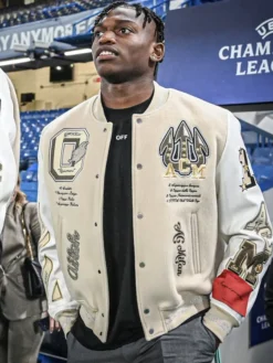 AC Milan x Off White Abloh Varsity Jacket