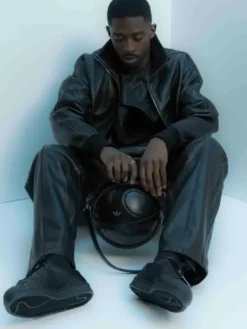 Adidas A-Type Track Leather Jacket