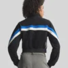 Adidas Blocking Cropped Blue Jacket