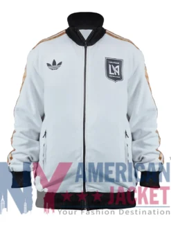 Adidas Men's LAFC Originals Tan Anthem 2024 Full-Zip Jacket