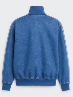  Adidas Originals Denim Firebird Blue Track Jacket