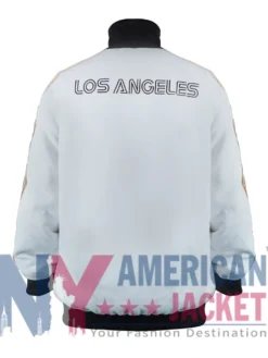 Adidas Originals Men's LAFC Tan 2024 Anthem Full-Zip Jacket