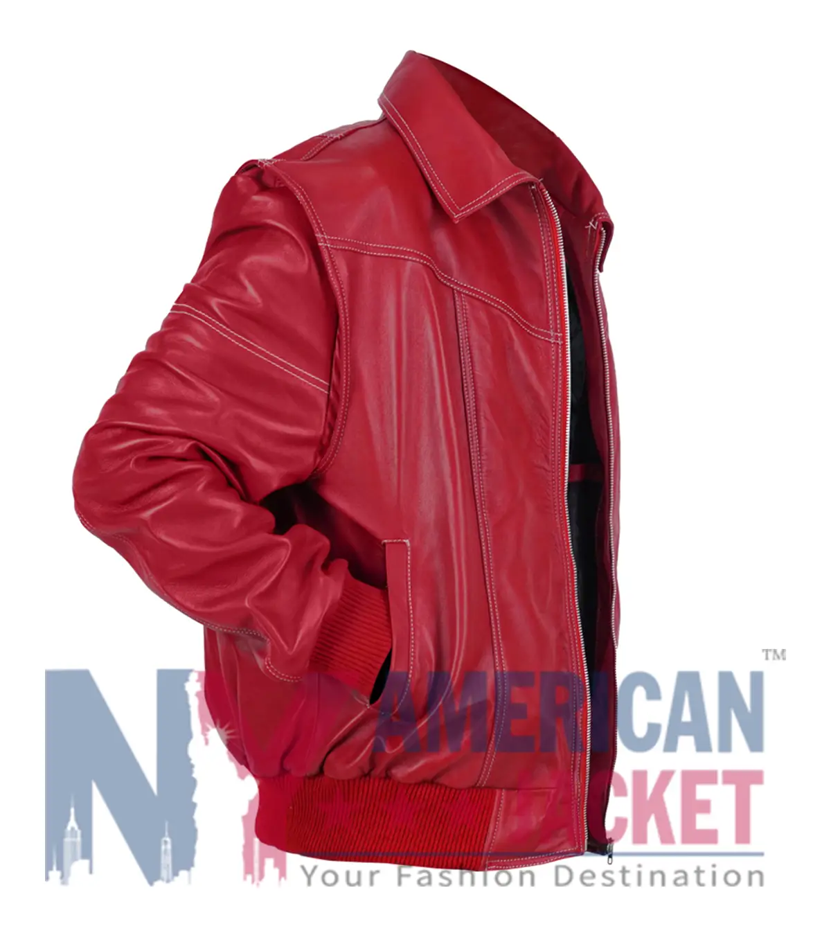 Allie Hayes Off Campus S01 Leather Red Jacket