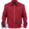 Allie Hayes Off Campus S01 Red Leather Jacket