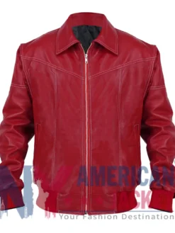 Allie Hayes Off Campus S01 Red Leather Jacket