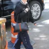 Anne Hathaway Arsenal Gunners Black Varsity Jacket
