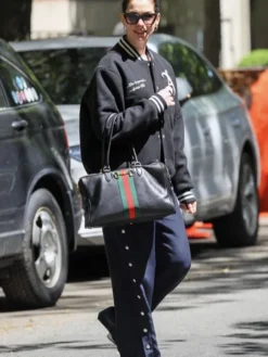 Anne Hathaway Arsenal Gunners Varsity Jacket