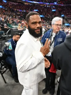 Alternative view of Anthony Anderson Play In Tournament 2026 White Jacket
