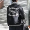 Arsenal Gunners Anne Hathaway Black Varsity Jacket