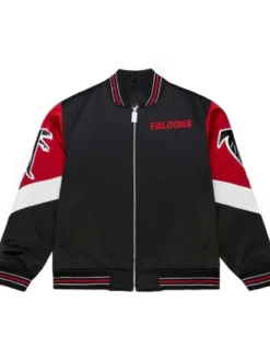 Atlanta Falcons Throwback Vintage Satin Jacket
